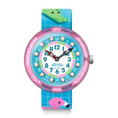 Reloj Flik Flak Splashtastic para niños de tela