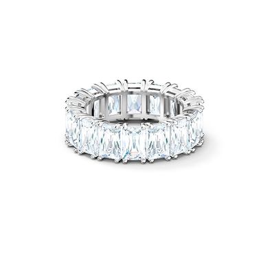 Anillo Swarovski  Vittore Wide con cristales blanco