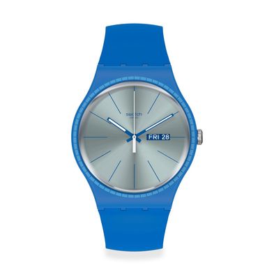 Reloj Swatch Blue Rails de silicona SUON714