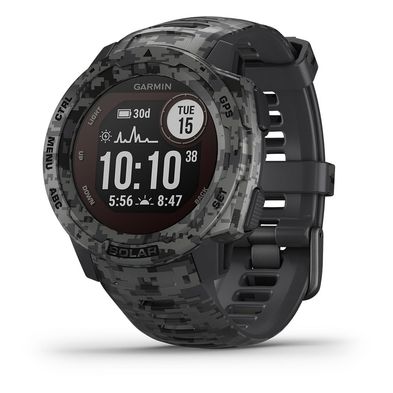 Smartwatch Garmin Instinct Solar Camo Edition Grafito