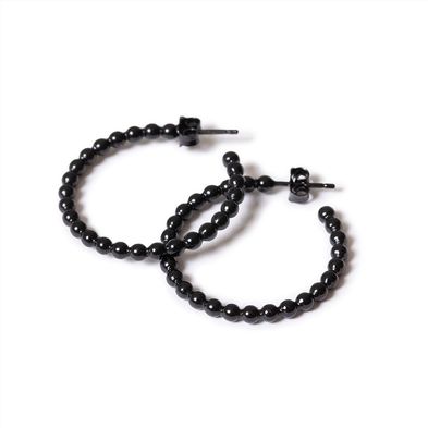 Aros Carmín Gum de Plata 925