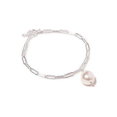 Pulsera Carmín Bali de Plata 925 con Perla