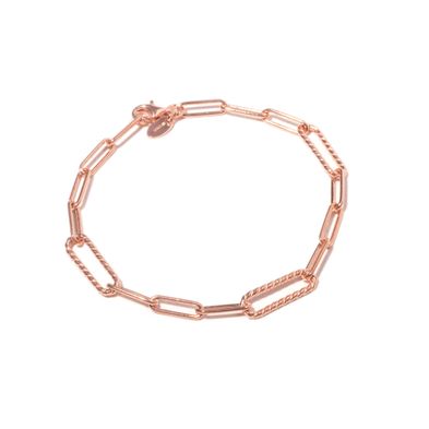 Pulsera Carmín Element de Plata 925 con baño Rosé