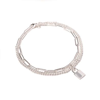 Pulsera Carmín Top Secret de Plata 925