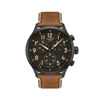 Reloj Tissot Chrono XL para hombre de cuero