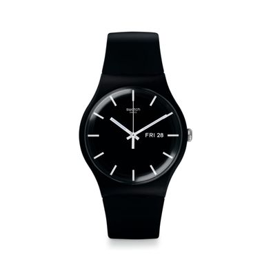 Reloj Swatch Mono Black de silicona SO29B704