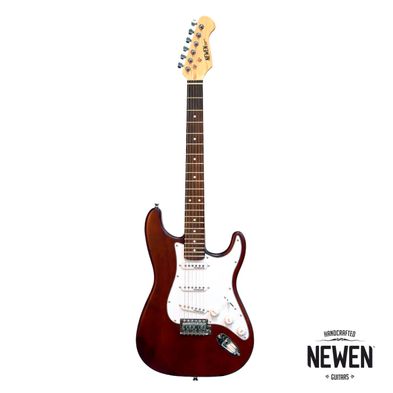 Guitarra Eléctrica Newen ST Dark Wood Cuerpo Lenga Maciza