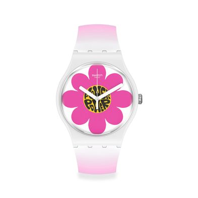 Reloj Swatch Flower Hour de Silicona