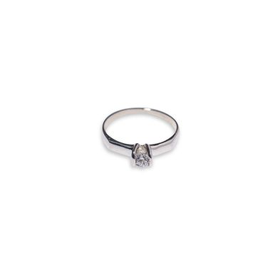 Anillo Carmín Prisma de Plata 925