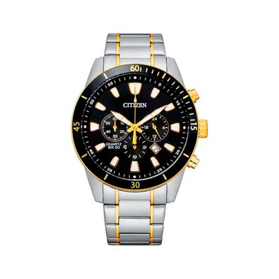 Reloj Citizen Quartz Chrono para hombre de acero AN818489E