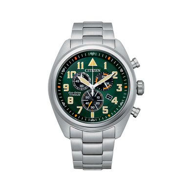 Reloj Citizen Titanium Chrono para hombre de acero AT248081X