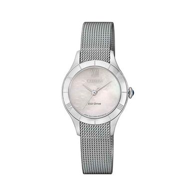 Reloj Citizen EcoDrive Analog para mujer de acero EM078083D