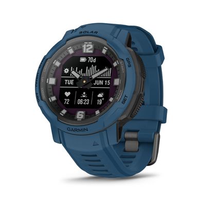 Smartwatch Garmin Instinct Crossover Solar Tidal Blue