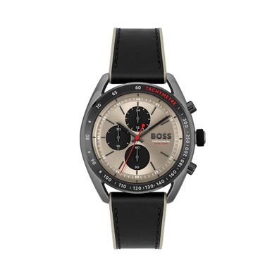 Reloj Boss Court para hombre de cuero 1514024