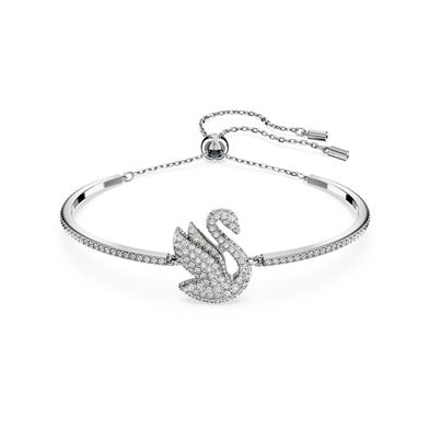 Pulsera Swarovski Iconic Swan Blanco con Baño de rodio