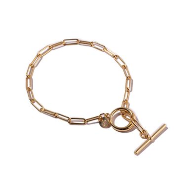 Pulsera Carmín Vitto de Plata 925 con baño dorado