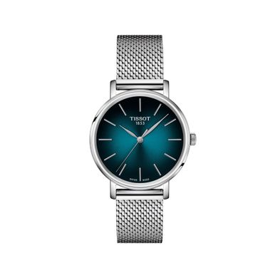 Reloj Tissot Everytime 34mm para mujer de acero