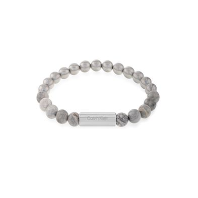 Pulsera Calvin Klein Ck Beaded de acero gris 35000427