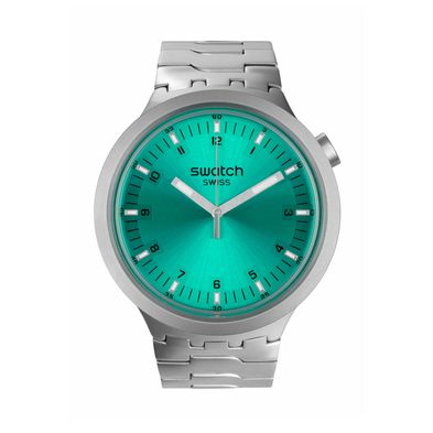 Reloj Swatch Aqua Shimmer de acero SB07S100G