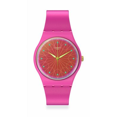 Reloj Swatch Fantastic Fuchsia de silicona SO28P110