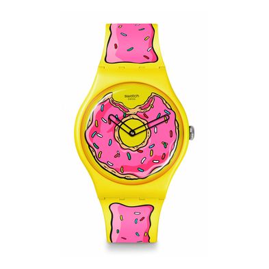 Reloj Swatch Seconds of Sweetness de silicona SO29Z134