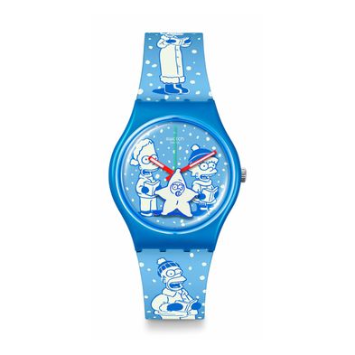 Reloj Swatch Tidings of Joy de silicona SO28Z126