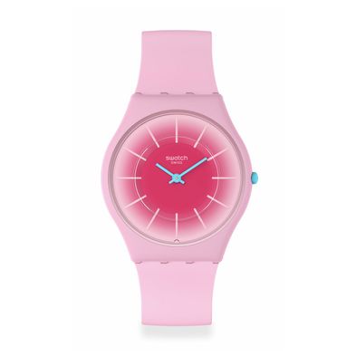 Reloj Swatch Radiantly Pink de Silicona SS08P110