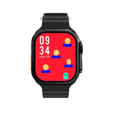 Smartwatch Laxasfit i9 Ultra Max Silicone black strap