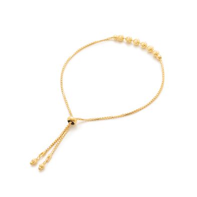 Pulsera Carmín Amelie de Plata 925 Baño Dorado