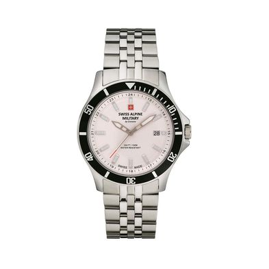 Reloj Swiss Alpine Military Challenger para hombre de acero 7022.1132SAM