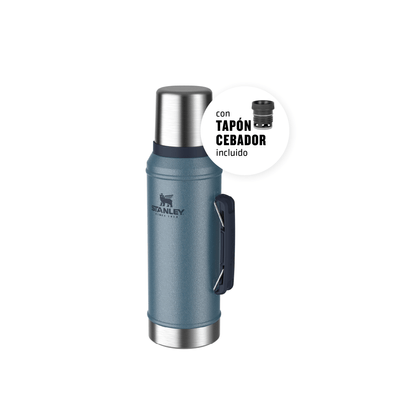 Termo Stanley Clasico 950 Ml Con Manija Y Tapon Cebador