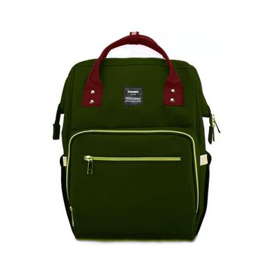 Mochila Maternal Nobutaki Forest green-red