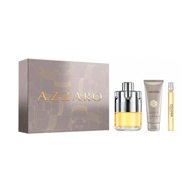 Set Fragancia Azzaro Wanted EDT 100ml + H&B 75ml + V 10ml