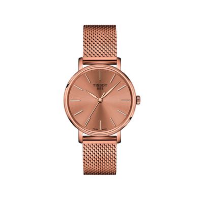 Reloj Tissot Everytime 34mm para mujer de acero 1432103333100