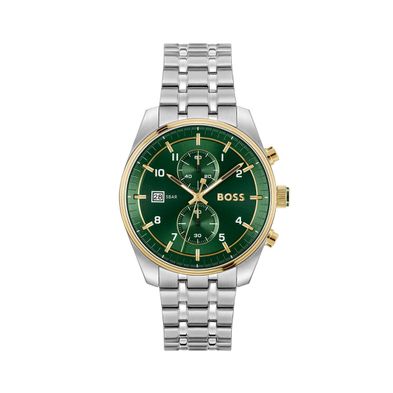 Reloj Boss Skytraveller para hombre de acero 1514195