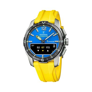 Smartwatch Festina Connected D para hombre de silicona Amarillo F23000.8