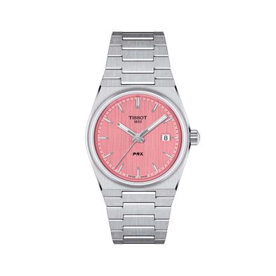 Reloj Tissot PRX 35mm para mujer de acero 1372101133100