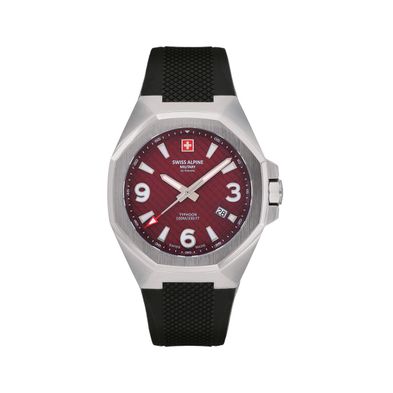 Reloj Swiss Alpine Military By Grovana Typhoon para hombre de silicona 7005.1836SAM