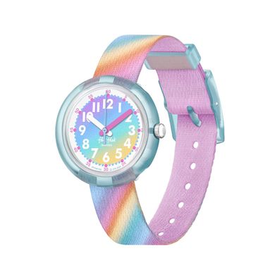 Reloj Flik Flak Liquid Rainbow para niños de plástico ZFPNP152