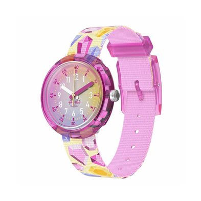 Reloj Flik Flak Sparkling Gemstones para niños de plástico ZFPNP155