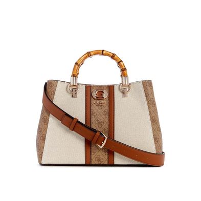 Cartera Guess Satchel Kerima Latte