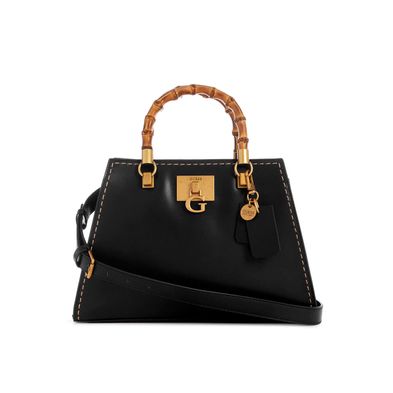 Cartera Guess Satchel Stephi Black