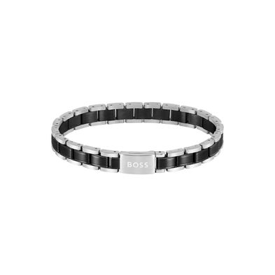 Pulsera Boss Metal Links Essentials de Acero Negro 1580665