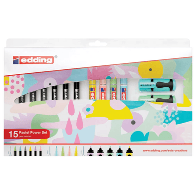 Set de marcadores edding Pastel power 16 Unidades