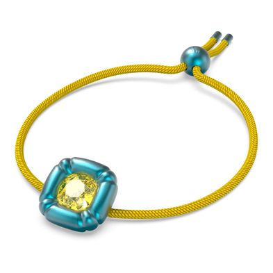 Pulsera Swarovski Dulcis Cristales Cushion Azul M