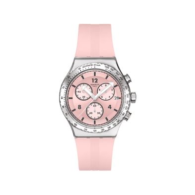 Reloj Swatch Poppingly Pink de Silicona