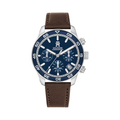 Reloj Tommy Hilfiger de Cuero Marrón 1792163