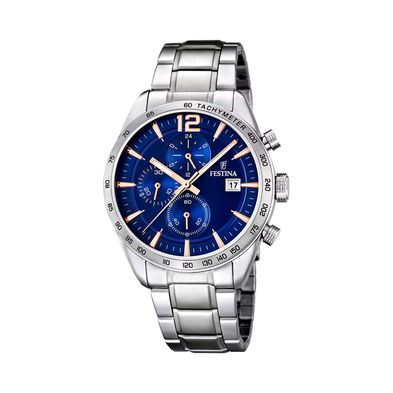 Reloj Festina Timeless Cronógrafo de Acero F16759.5