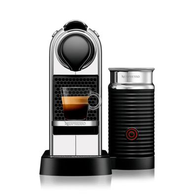 Cafetera Nespresso CitiZ & Milk Cromo + Aeroccino