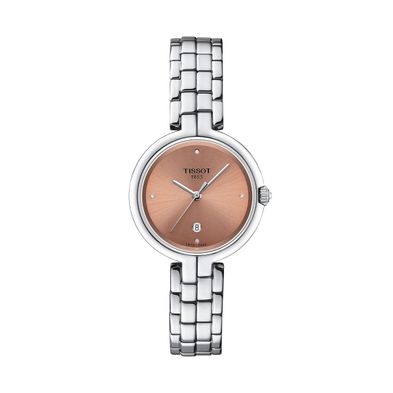 Reloj  Tissot Flamingo para Mujer de Acero T0942101133600